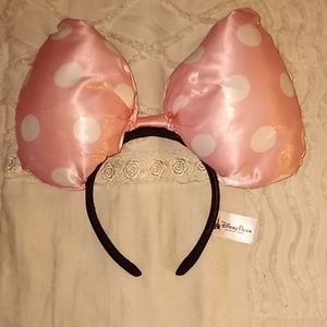 Disney Parks Minnie Mouse Puffy Polka Dot Head Band Ears